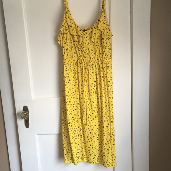 black and yellow sundress